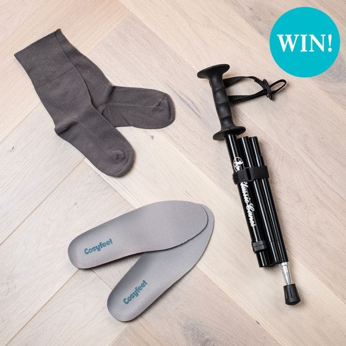 Win an exclusive Cosyfeet walking bundle worth over £100!