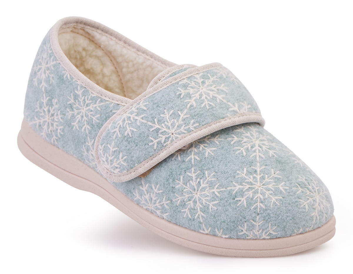 Cosyfeet Holly Winter - Clearance Extra Roomy Women's Slippers