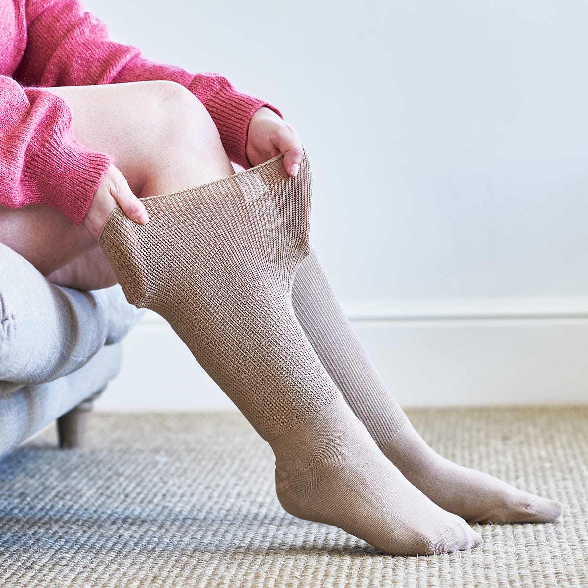Womens wool knee socks 2025
