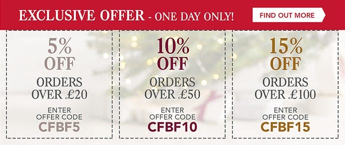 Exclusive offer - One day only - Terms apply*