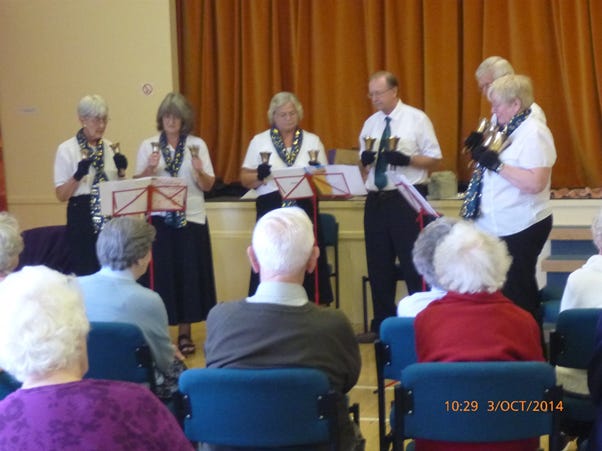 Members of the Shipham Active Living group enjoying some entertainment