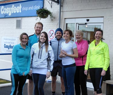 The Cosyfeet Half Marathon Team