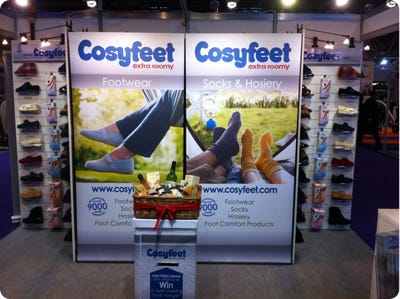 Cosyfeet at Naidex.