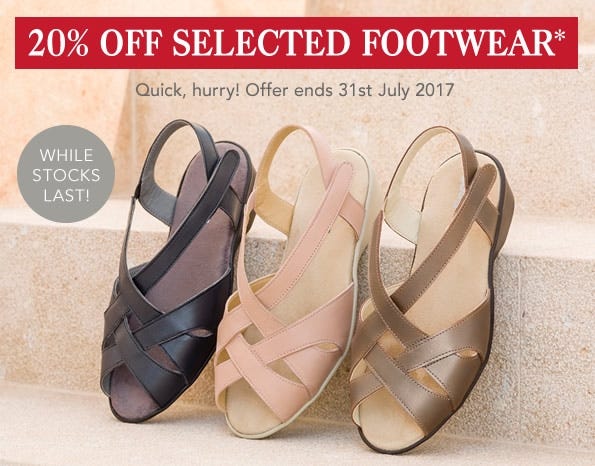 20% Off Selected Footwear