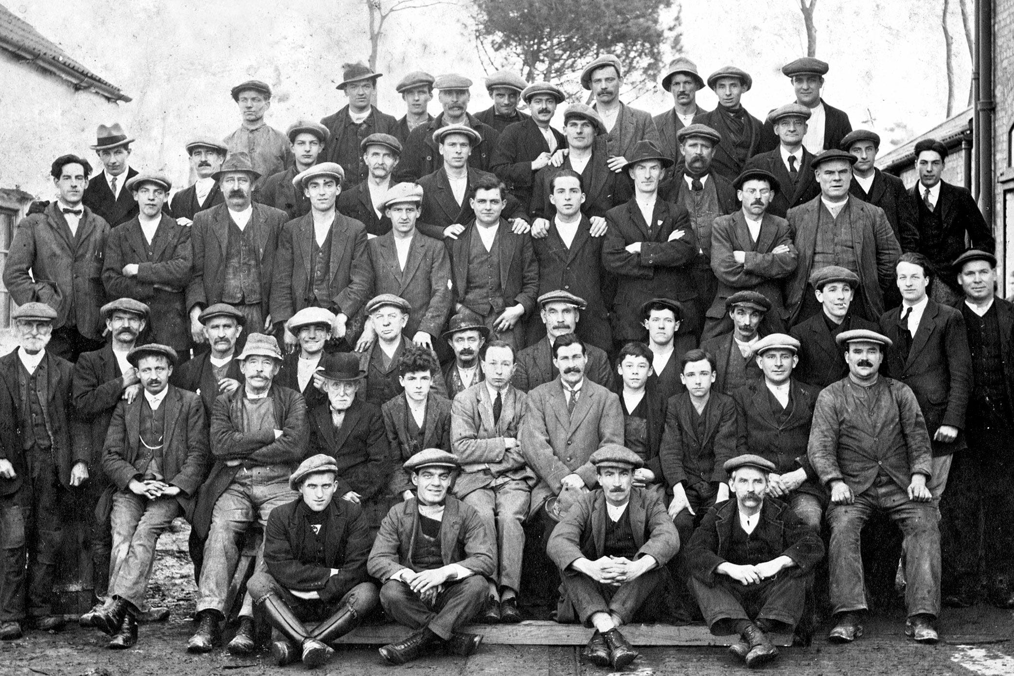 The Tanyard workers in 1935