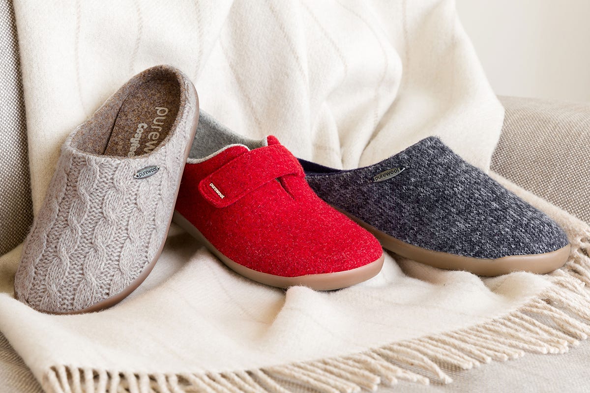 Purewool™ slippers range