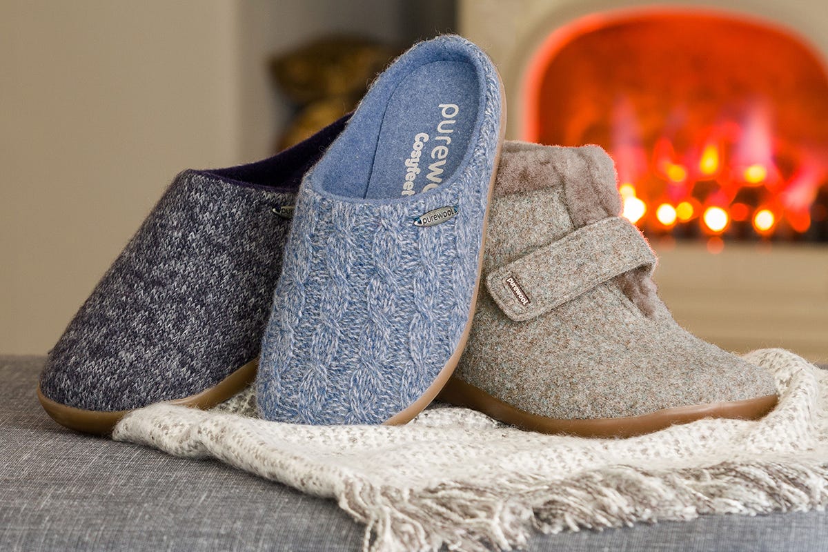 Purewool™ slippers range