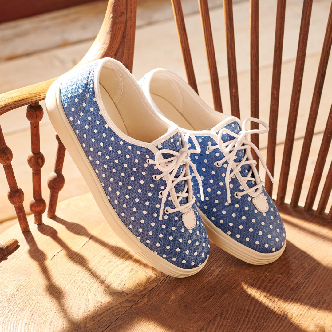Extra wide women's fabric shoe - Kama