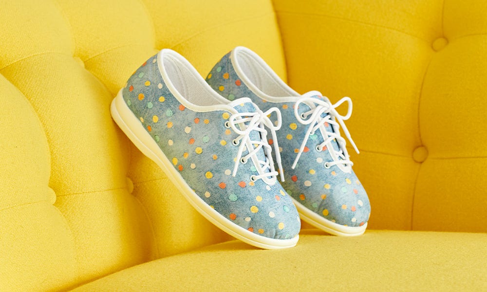 Sammi - extra wide fitting women's fabric lace-ups Sammi - extra wide fitting women's fabric lace-ups