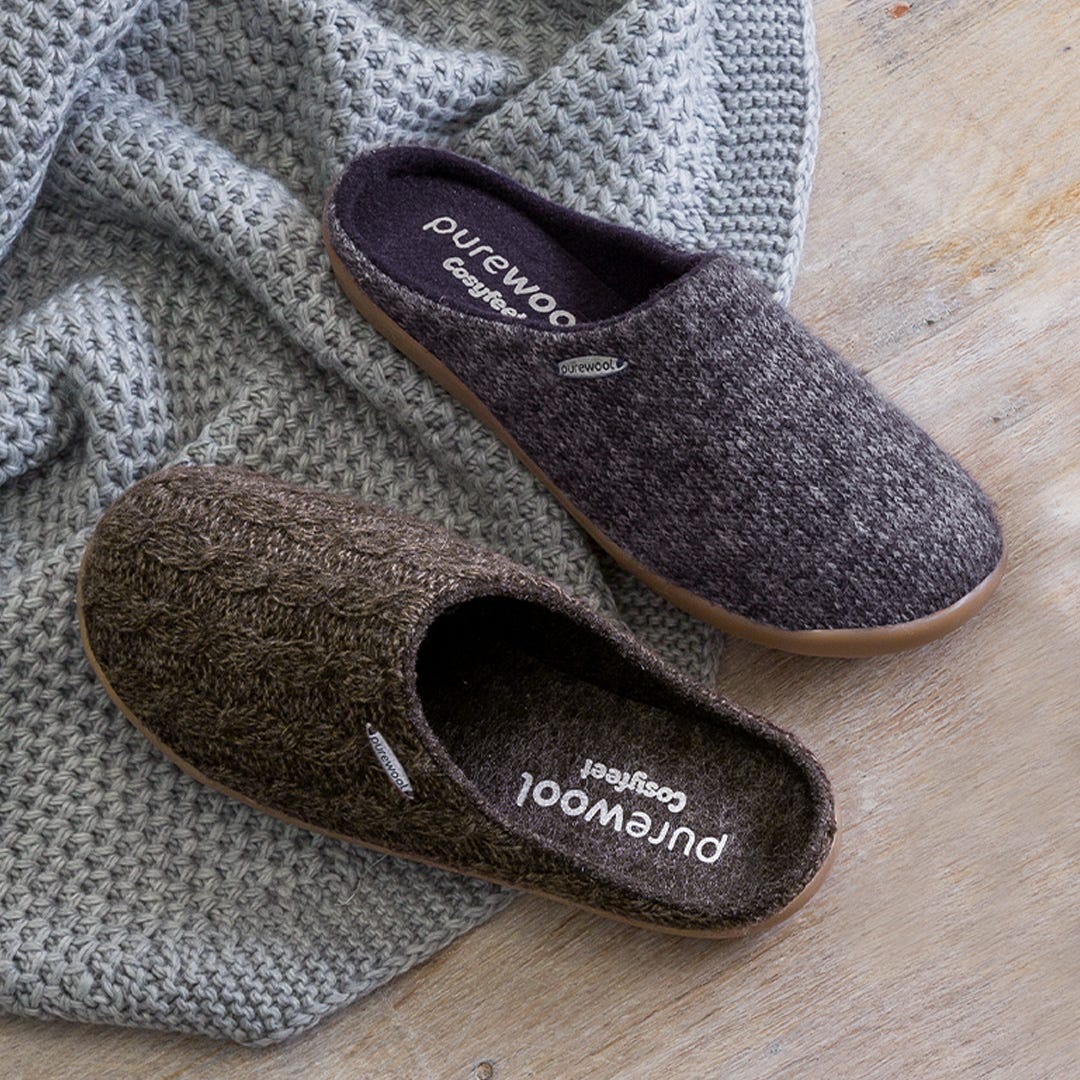 Extra wide men's slippers - Benny