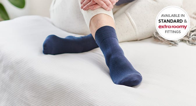 Cotton-rich Softhold® Mid-weight Seam-free Socks