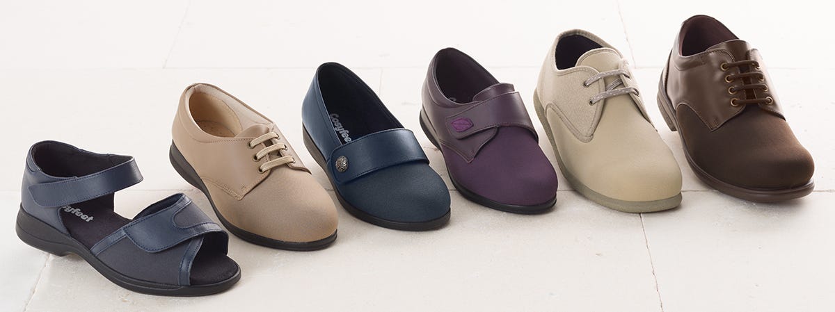 Extra wide elastane footwear for men and women Extra wide elastane footwear for men and women